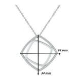 Collier femme Guy Laroche Argent et Oxydes dimensions