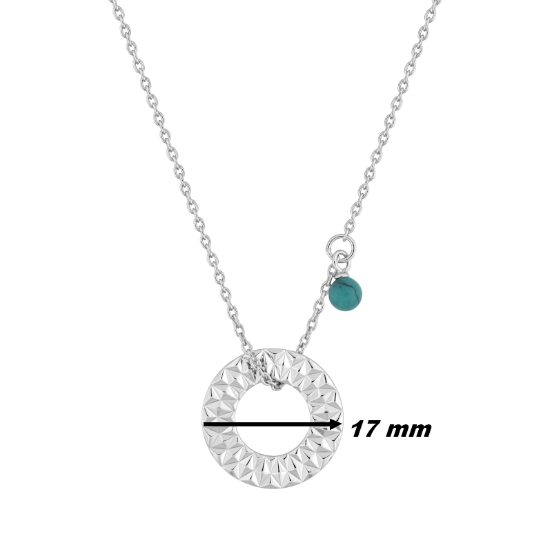 Collier-Femme-Argent-et-Turquoise-MURAT-302009-dimensions Collier Femme Argent 925/1000 et Turquoise MURAT, dimensions