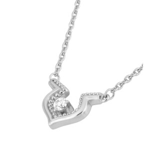 Collier Femme royale Argent 925/1000 et Oxyde de zirconium MURAT, autre vue