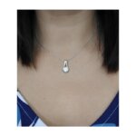 Collier Femme Argent et Oxydes Guy Laroche porté