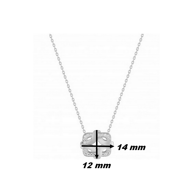 Collier-Femme-Argent-oxydes-guy-laroche-g32038-11-dimensions Collier Femme Argent et Oxydes Guy Laroche dimensions