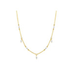 Collier goutte Femme Plaqué Or et Oxydes de zirconium MURAT