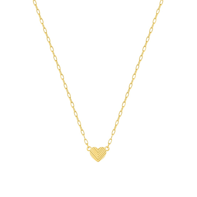 Collier-Femme-coeur-Or-jaune-750-robbez-masson-3-7289-00 Collier Cœur Femme Or jaune 750/1000 ROBBEZ MASSON