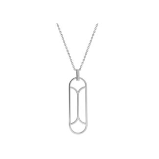 Collier Femme long graphique Argent 925/1000 MURAT