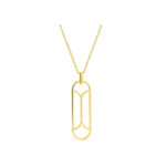Collier long Femme graphique Plaqué Or MURAT