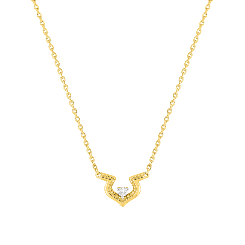 Collier-Femme-plaque-or-et-oxyde-MURAT-102020-1 Collier Femme royale Plaqué or et Oxyde de zirconium MURAT