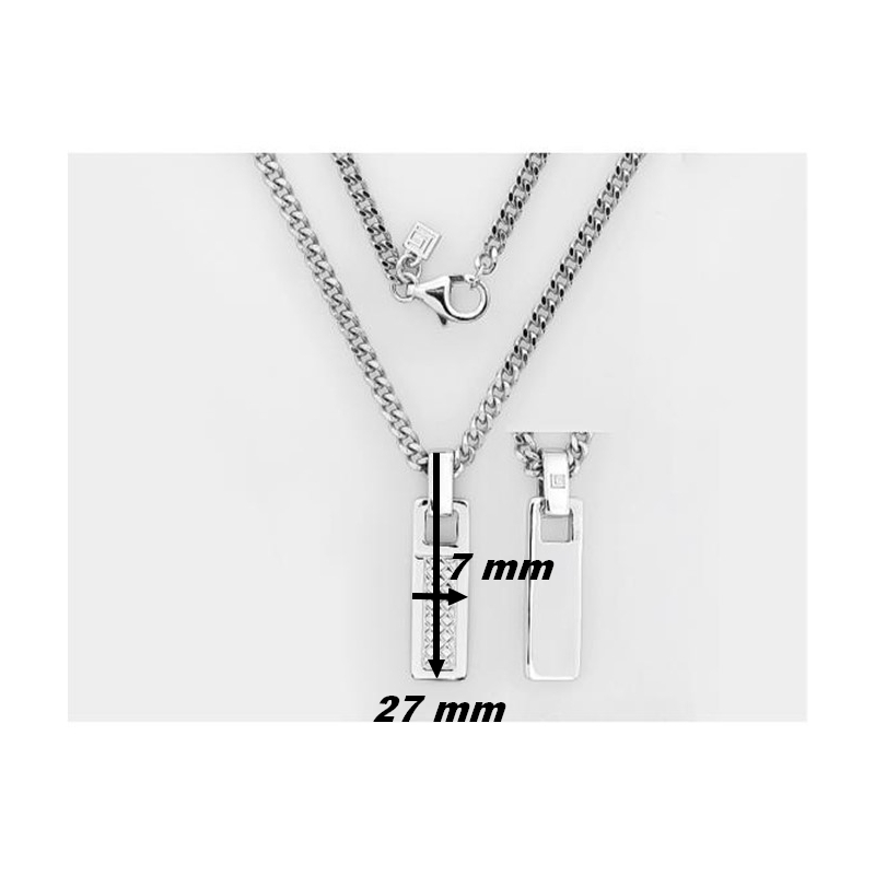 Collier-Homme-Argent-GUY-LAROCHE-G32067-01-dimensions