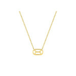 Collier graphique Femme Plaqué Or MURAT