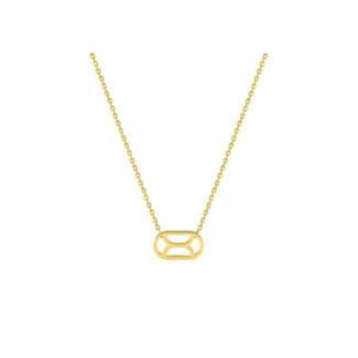 Collier graphique Femme Plaqué Or MURAT