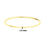 Bracelet Jonc Femme Or jaune 750/1000 ROBBEZ MASSON, épaisseur