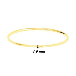 Bracelet Jonc Femme Or jaune 750/1000 ROBBEZ MASSON, épaisseur