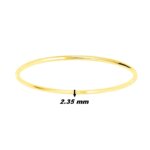 Bracelet Jonc 2.35 mm Femme Or jaune 750/1000 ROBBEZ MASSON épaisseur