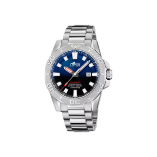 Montre Homme Acier inoxydable cadran bleu et noir LOTUS 18926/4