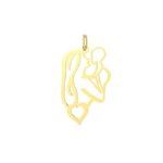 Pendentif Mère et Enfant Or jaune 750/1000 THOMAS JAVON