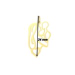Pendentif Mère et Enfant Or jaune 750/1000 THOMAS JAVON, longueur
