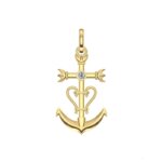 Pendentif-croix-de-Camargue-Or-jaune-et-Diamant-THOMAS-JAVON-CCDT