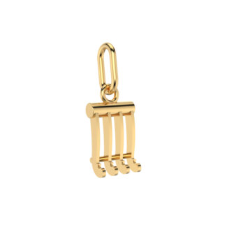 Pendentif Râteau du raseteur Or jaune 750/1000 THOMAS JAVON