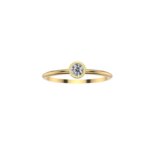 Solitaire Or jaune 750/1000 et Diamant MY LITTLE DREAM by THOMAS JAVON
