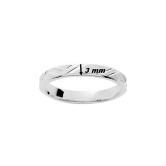Alliance Femme Argent 925/1000 ROBBEZ MASSON, largeur
