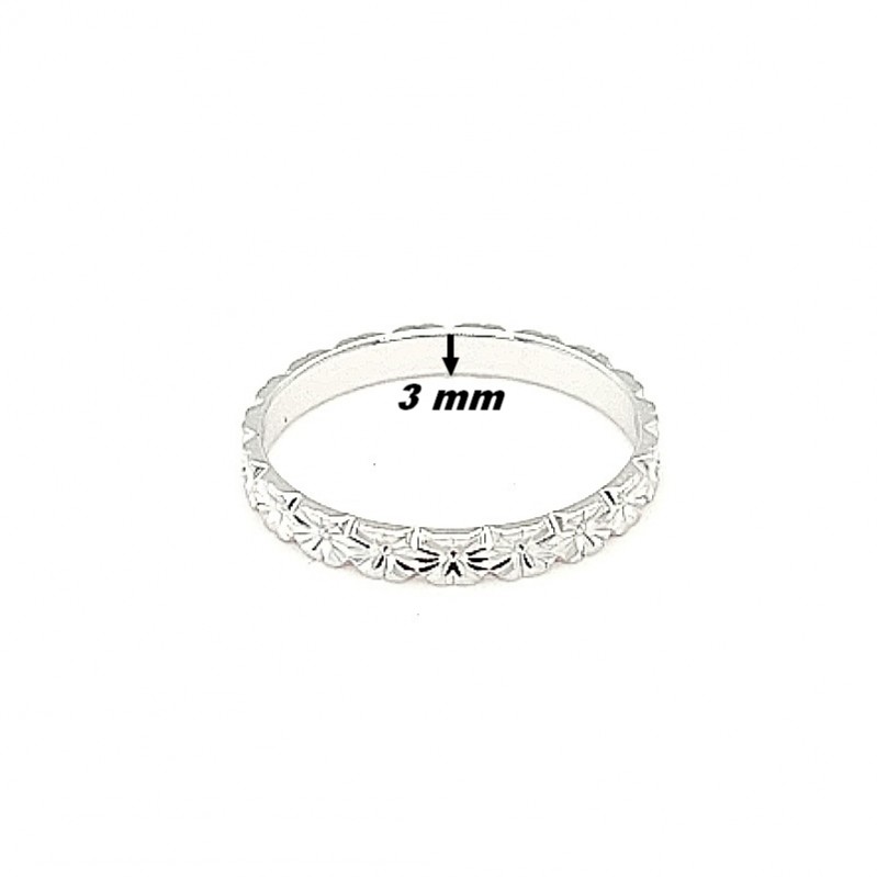 alliance-femme-lapidee-argent-925-robbez-masson-337304-largeur Alliance lapidée Femme Argent 925/1000 ROBBEZ MASSON, largeur