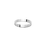 Alliance ruban lisse Femme Argent 925/1000 ROBBEZ MASSON