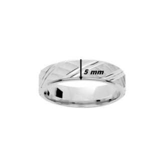 Alliance Homme Argent 925/1000 ROBBEZ MASSON, largeur