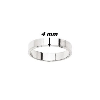 Alliance ruban lisse Homme Argent 925/1000 ROBBEZ MASSON, largeur