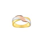 Bague Femme 3 Ors (jaune, blanc, rose) 750/1000 ROBBEZ MASSON