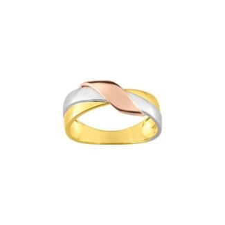 Bague Femme 3 Ors (jaune, blanc, rose) 750/1000 ROBBEZ MASSON