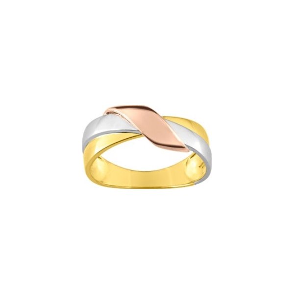 Bague Femme 3 Ors (jaune, blanc, rose) 750/1000 ROBBEZ MASSON