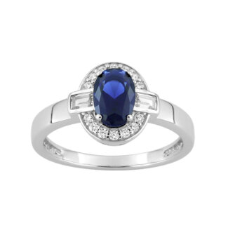 Bague Femme Argent 925/1000 et Oxydes de zirconium de couleur CHRISTIAN BERNARD