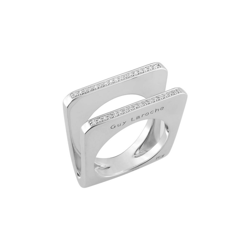 Bague Femme Argent et Oxydes Guy Laroche