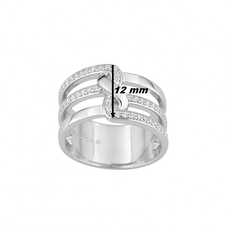 bague-femme-argent-oxydes-guy-laroche-g37061-11-largeur Bague Femme Argent et Oxydes Guy Laroche largeur