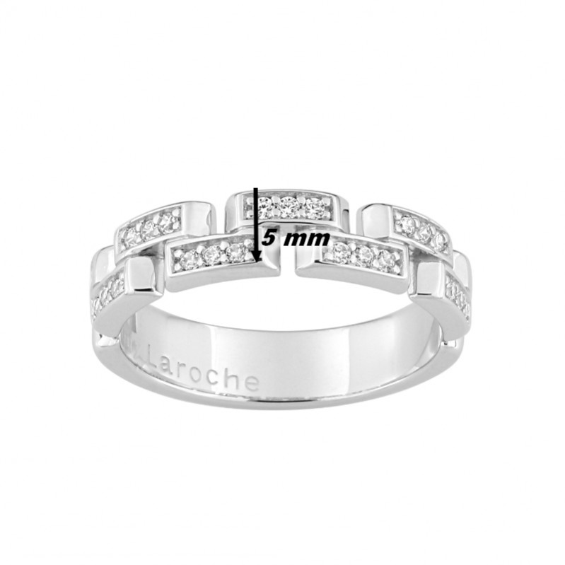 bague-femme-argent-oxydes-guy-laroche-g37062-11-largeur Bague Femme Argent et Oxydes Guy Laroche largeur
