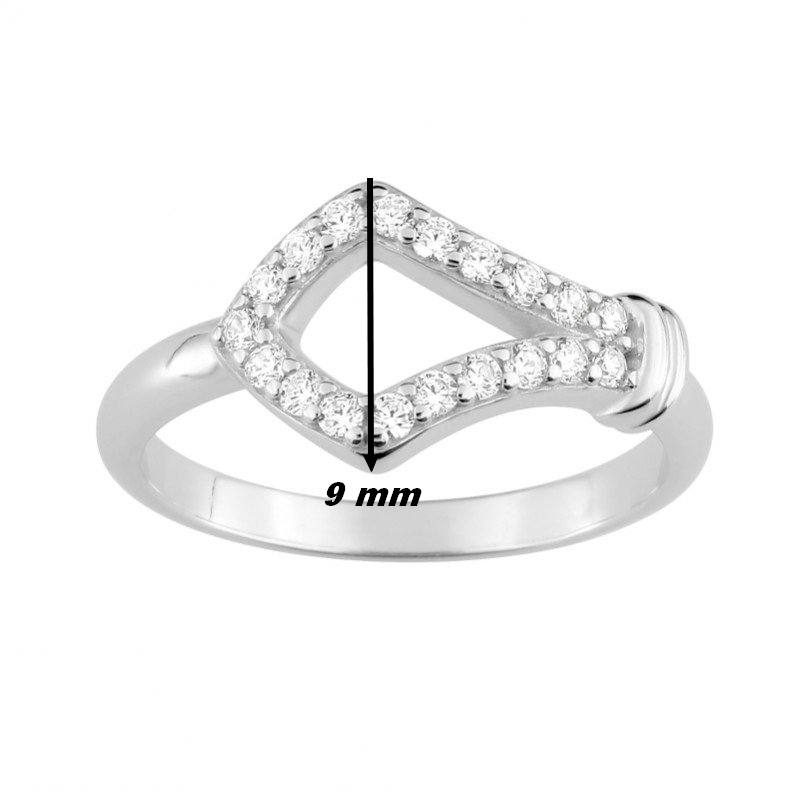 bague-femme-argent-oxydes-murat-307430-1-largeur Bague Femme Argent 925/1000 et Oxydes de zirconium MURAT, largeur