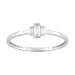 Bague Femme Or blanc 750/1000 et Oxydes de zirconium ROBBEZ MASSON