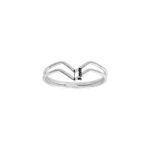 Bague Femme Or blanc 750/1000 ROBBEZ MASSON, largeur