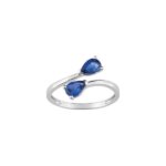 Bague Femme Or blanc 750/1000 et Saphirs ROBBEZ MASSON