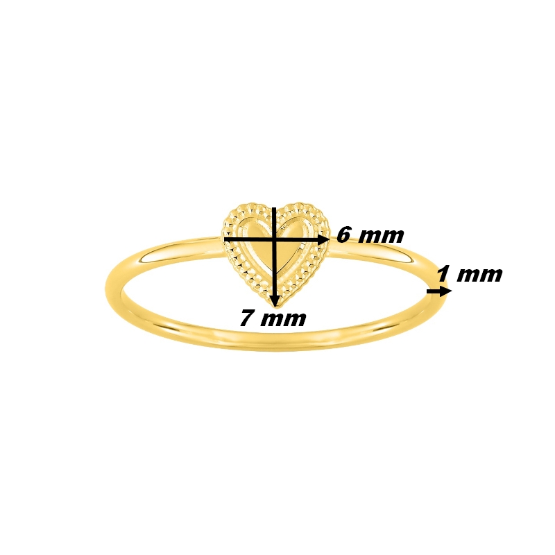 bague-femme-or-jaune-750-coeur-robbez-masson-1-7411-00-dimensions Bague Cœur Femme Or jaune 750/1000 ROBBEZ MASSON, dimensions