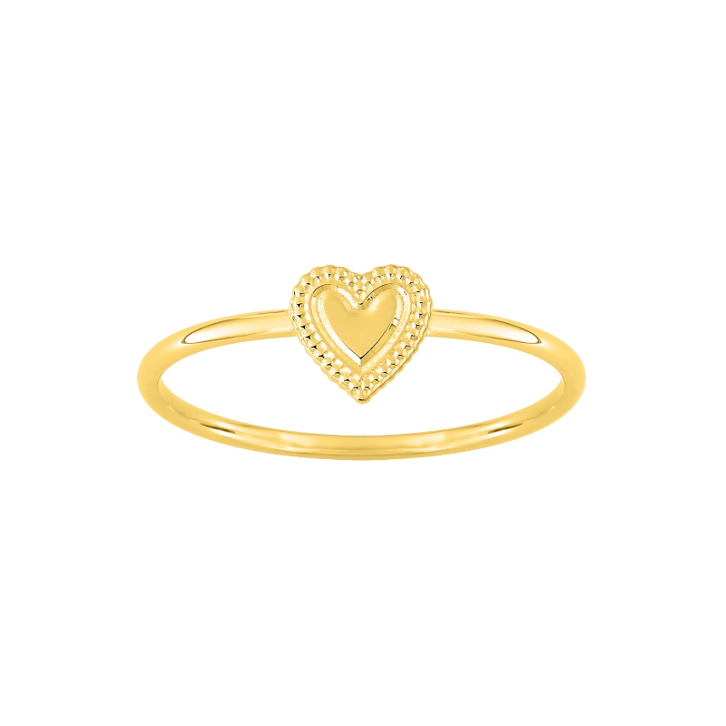 bague-femme-or-jaune-750-coeur-robbez-masson-1-7411-00 Bague Cœur Femme Or jaune 750/1000 ROBBEZ MASSON