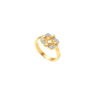 Bague Femme Plaqué or et Oxydes Guy Laroche
