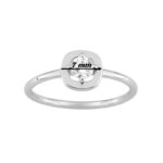 Bague Femme Argent 925/1000 et Oxyde de zirconium MURAT, dimensions