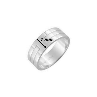 Bague Homme Argent Guy Laroche largeur