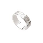 Bague graphique Homme Argent MURAT