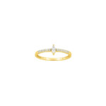 Bague Femme Plaqué Or et Oxydes de zirconium MURAT