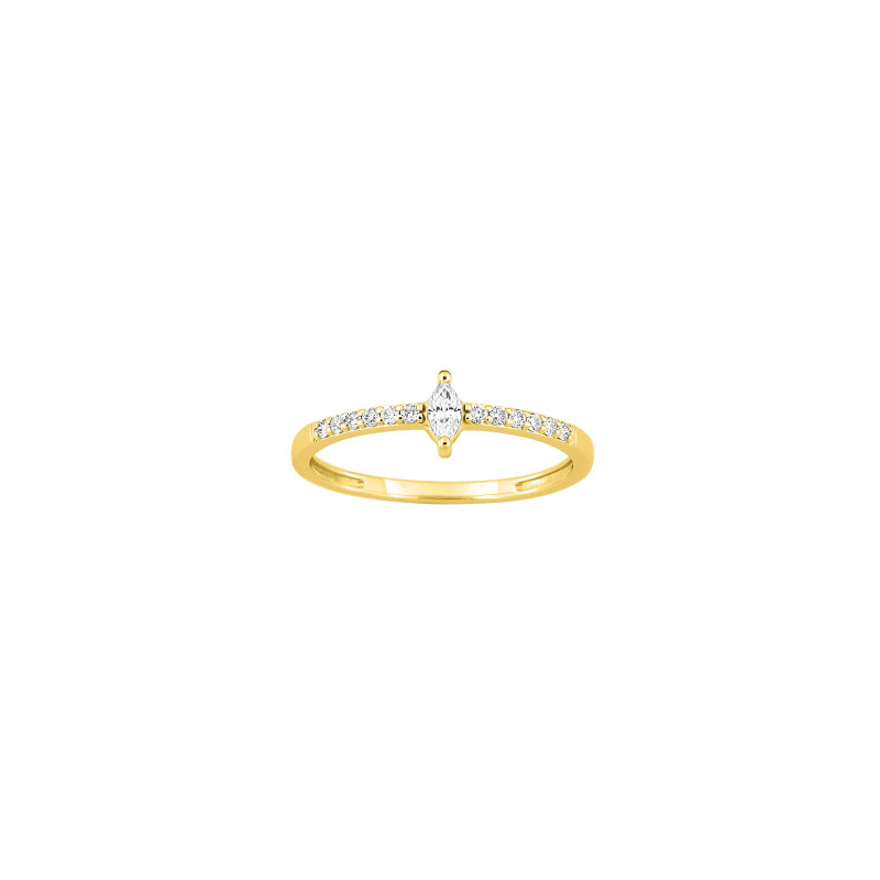 bague-plaque-or-oxydes-de-zirconium-femme-murat-107061-1 Bague Femme Plaqué Or et Oxydes de zirconium MURAT