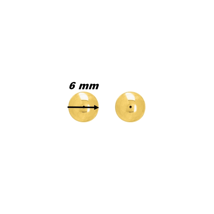 boucles-oreilles-boules-or-jaune-750-8032-6-robbez-masson-diametre Boucles d’oreilles boule 6mm Femme Or jaune 750/1000 ROBBEZ MASSON, diamètre