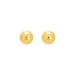 Boucles d’oreilles boule 7mm Femme Or jaune 750/1000 ROBBEZ MASSON