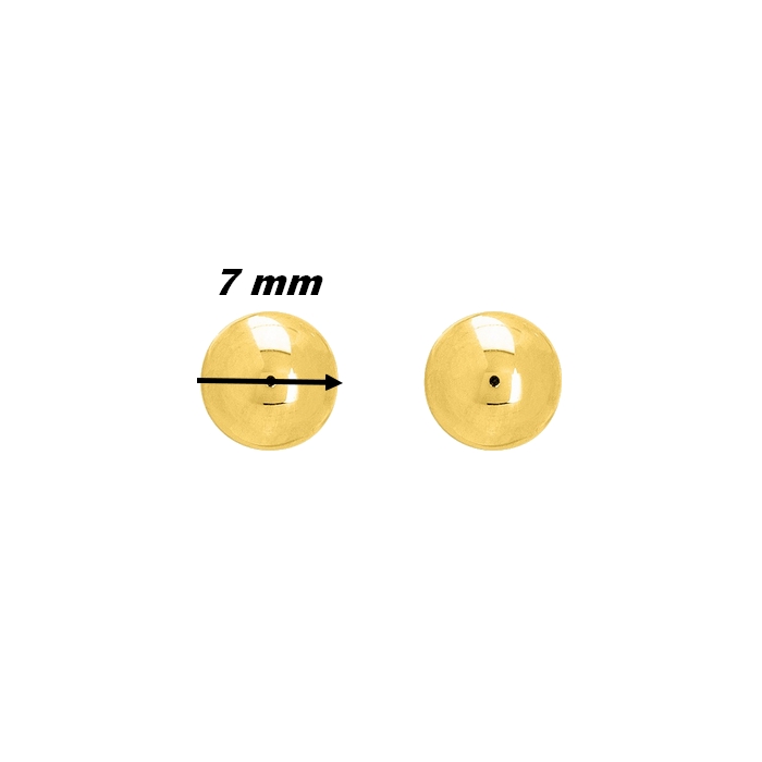 boucles-oreilles-boules-or-jaune-750-8032-7-robbez-masson-diametre Boucles d’oreilles boule 7mm Femme Or jaune 750/1000 ROBBEZ MASSON, diamètre