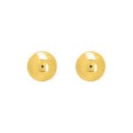 Boucles d’oreilles boule 8mm Femme Or jaune 750/1000 ROBBEZ MASSON
